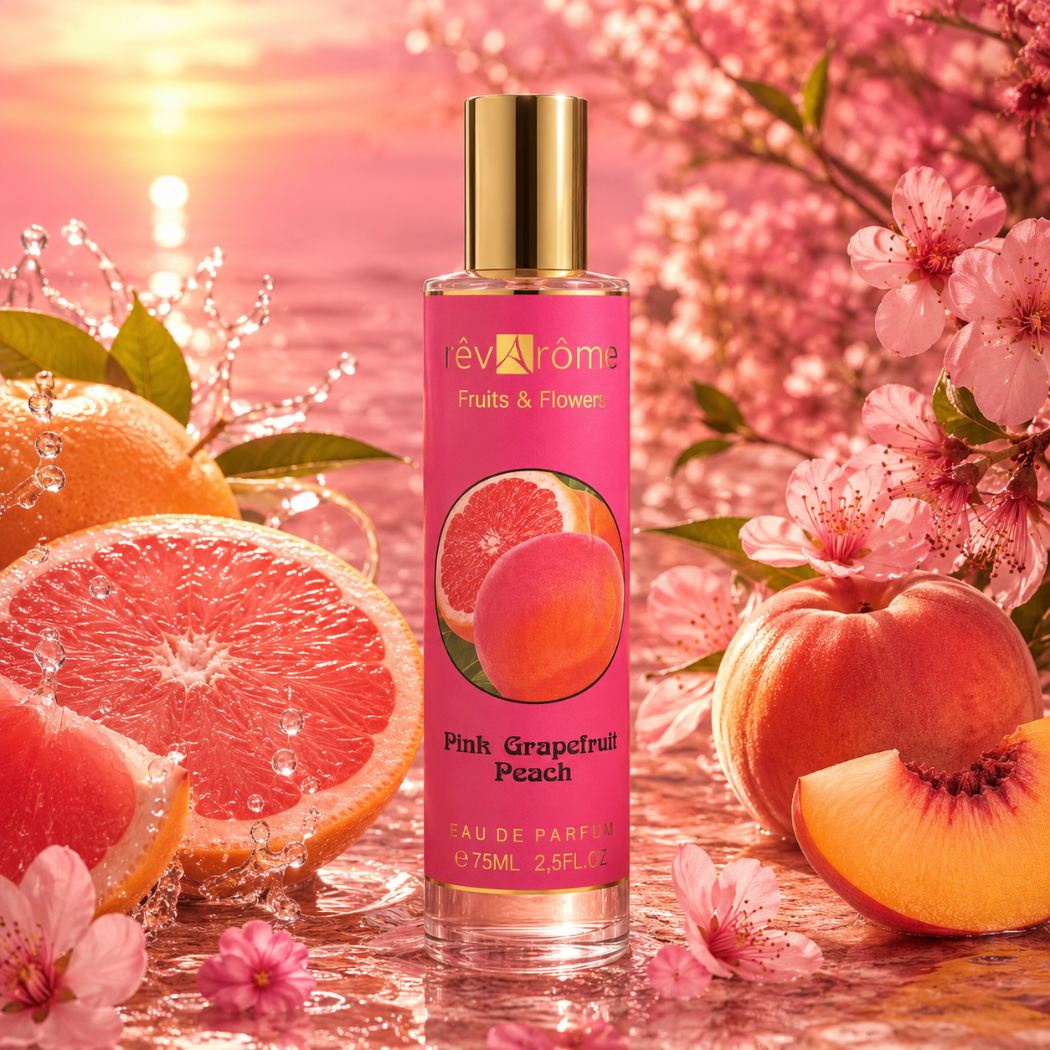REVAROME FRUITS & FLOWER POMPELMO ROSA & PESCA - Eau de Parfum 75ml - Liquidò