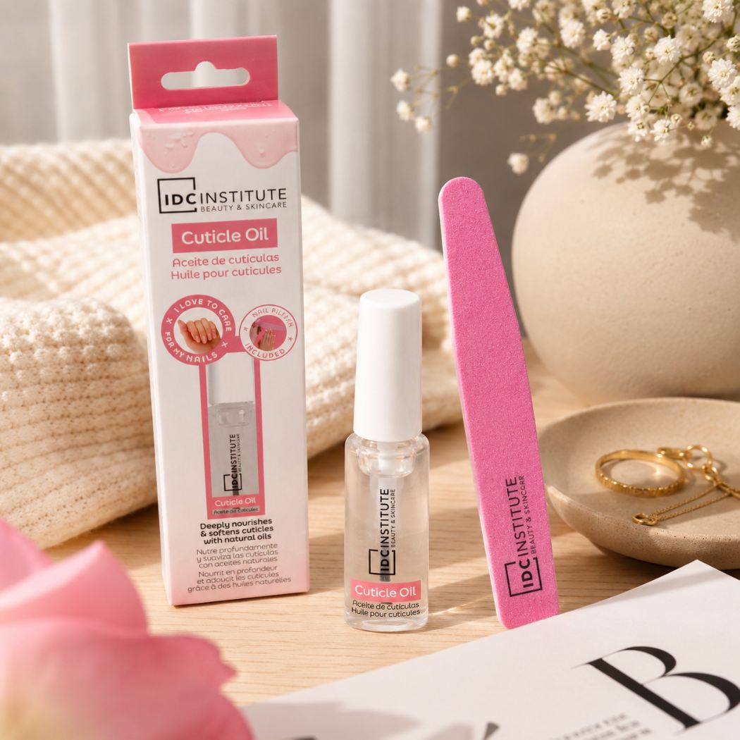 IDC INSTITUTE CUTICLE OIL - Olio Nutriente per Cuticole 6 ml + Lima