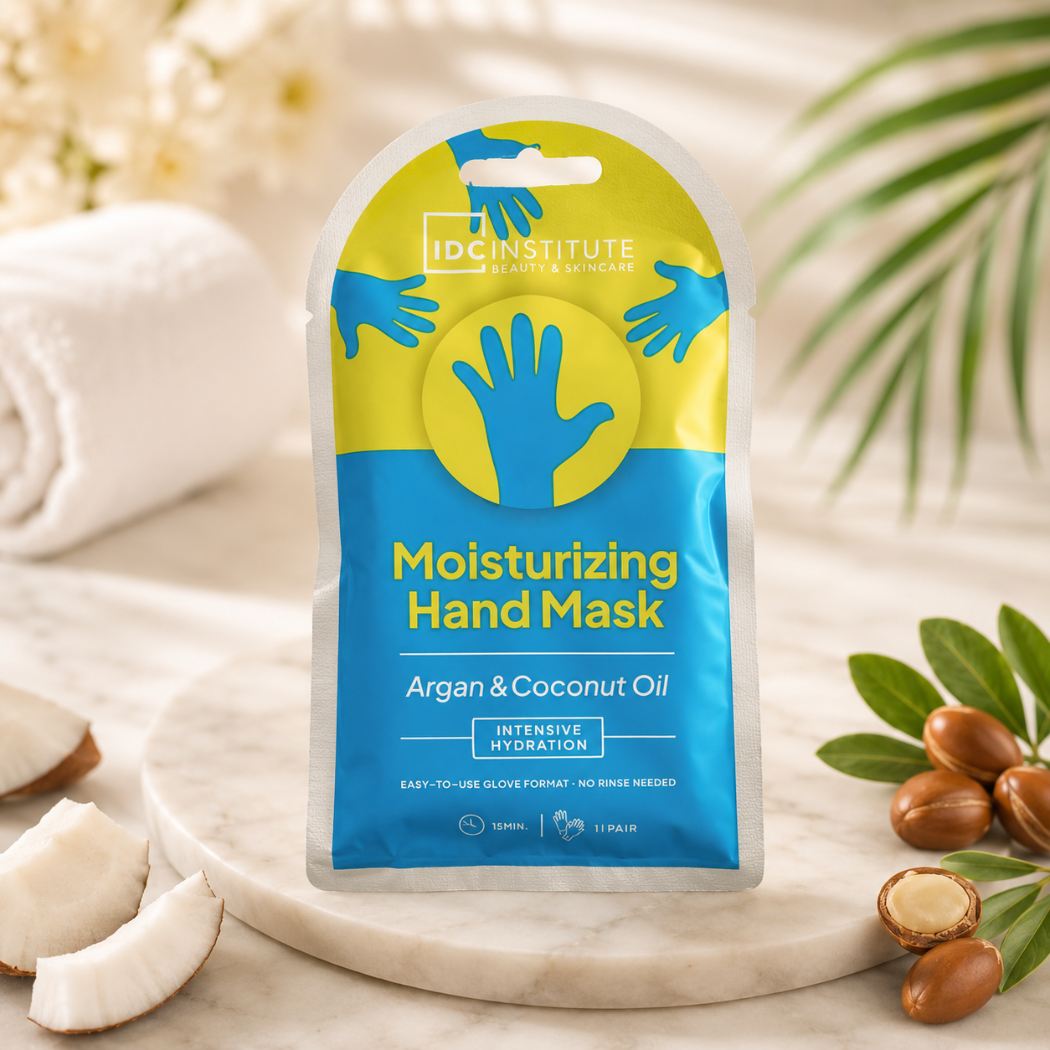 IDC INSTITUTE MOISTRURIZING HAND MASK - Maschera Mani Argan & Coconut Oil - Liquidò
