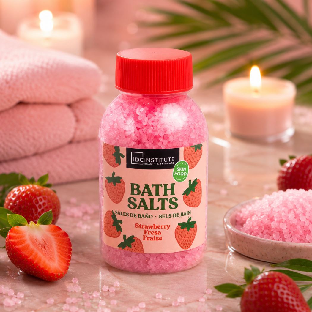 IDC INSTITUTE Bath Salts – Sali da Bagno Profumati: Cocco, Fragola e Mango - Liquidò