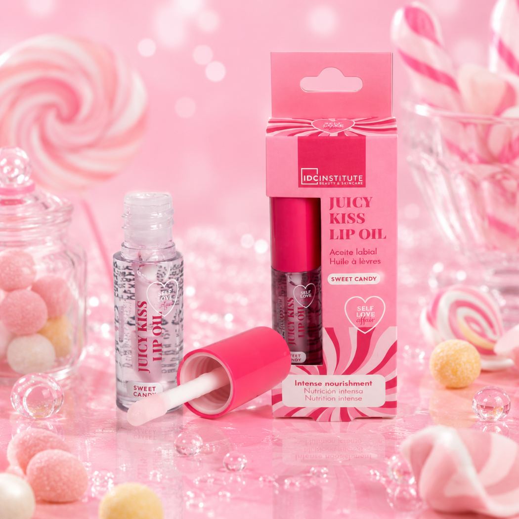 IDC INSTITUTE JUICY KISS LIP OIL SWEET CANDY - Lip Oil Caramella 3ml - Liquidò