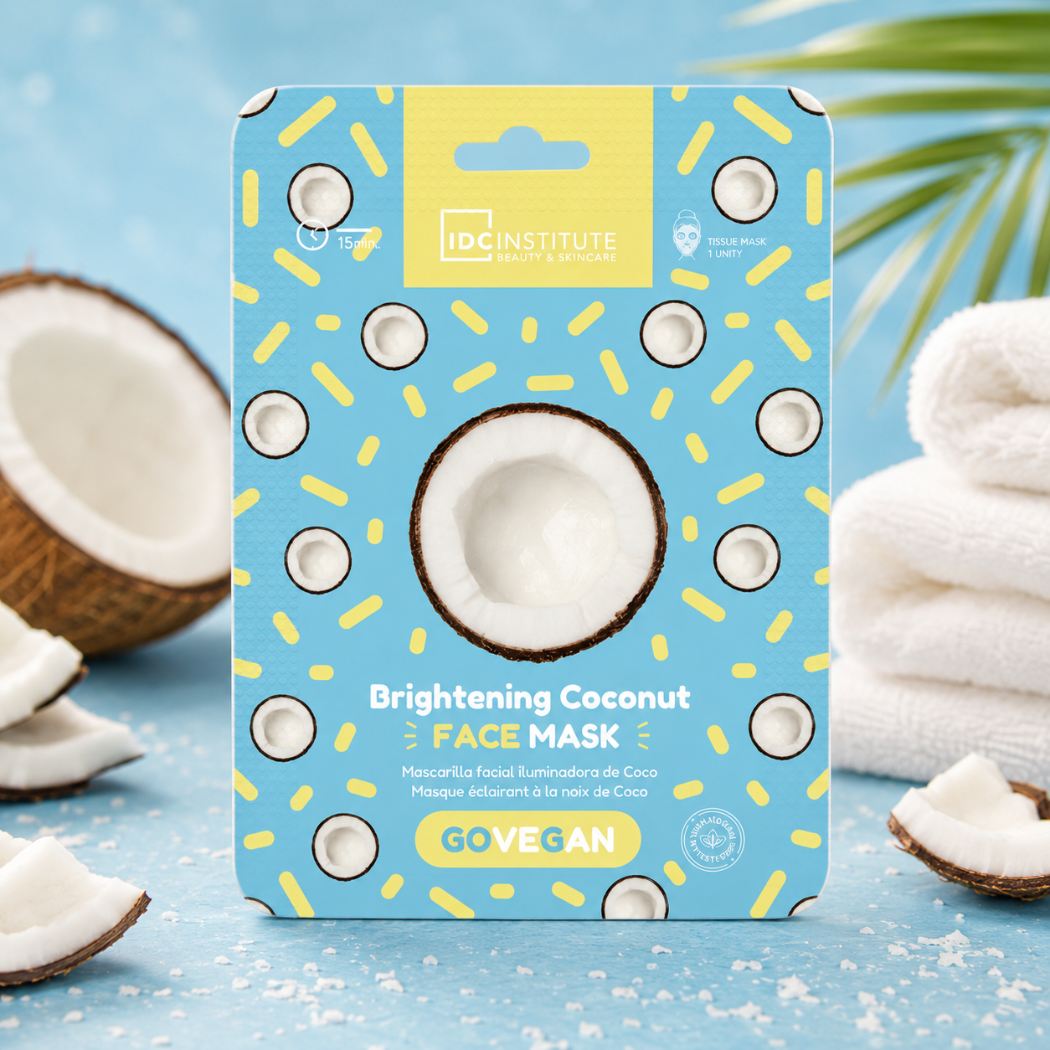 IDC INSTITUTE MASCHERA VEGANA ALL'OLIO DI COCCO - Nutriente Vegana - Liquidò