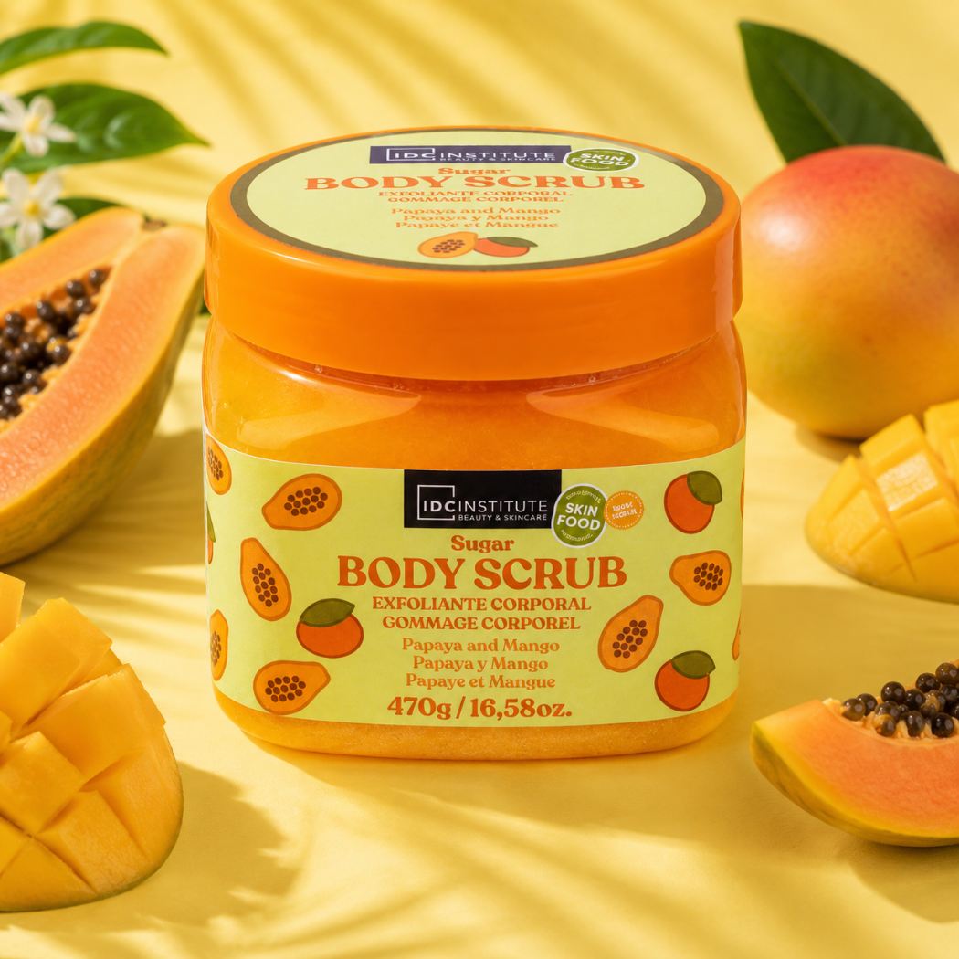 IDC INSTITUTE SCRUB CORPO - PAPAYA E MANGO 470 g - Liquidò