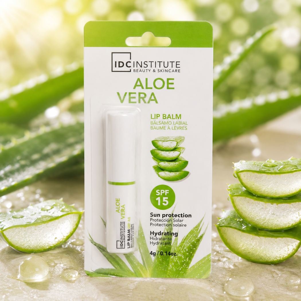 IDC INSTITUTE ALOE VERA LIP BALM SPF 15 - Stick 2,4 g
