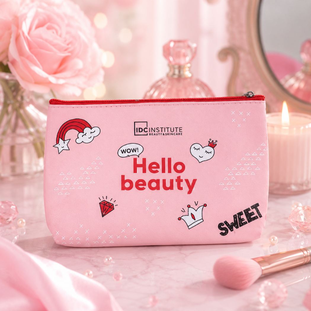 IDC INSTITUTE SWEET & PRETTY BAG - Beauty Case Rosa 22x14
