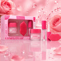 CARE SET COMPLETE LIP | Maschera & Olio Labbra + Cuscinetto esfoliante - Esfolia, nutri e illumina le tue labbra - Liquidò