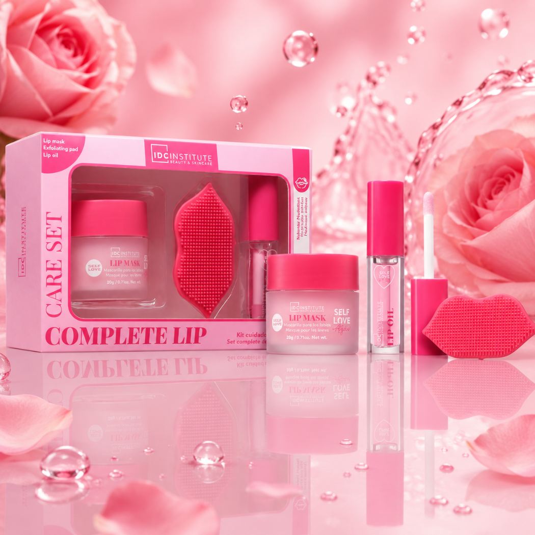 CARE SET COMPLETE LIP | Maschera & Olio Labbra + Cuscinetto esfoliante - Esfolia, nutri e illumina le tue labbra - Liquidò