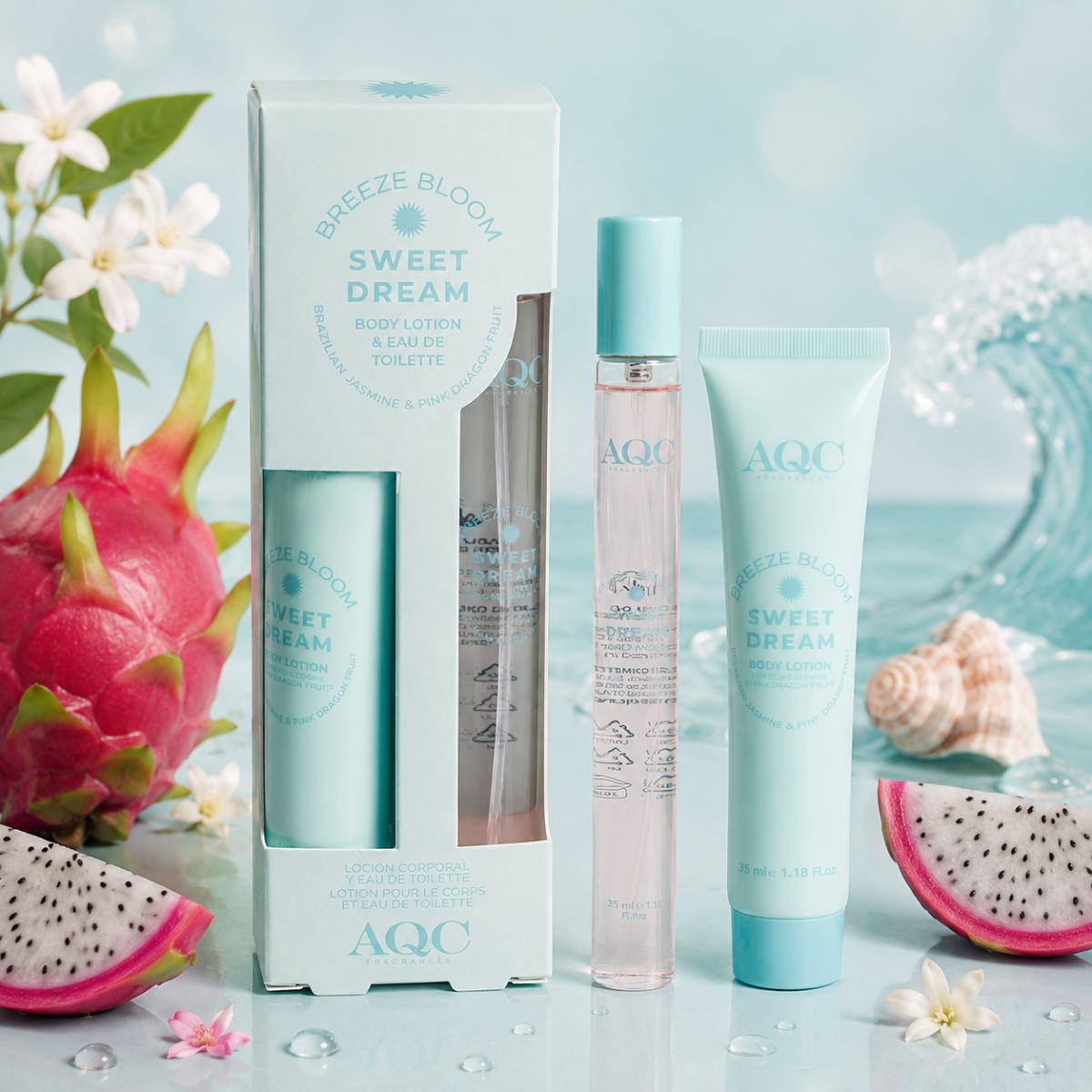 AQC FRAGRANCE SWEET DREAM BREEZE BLOOM - Lozione Corpo 35ml + Eau de Toilette 35ml