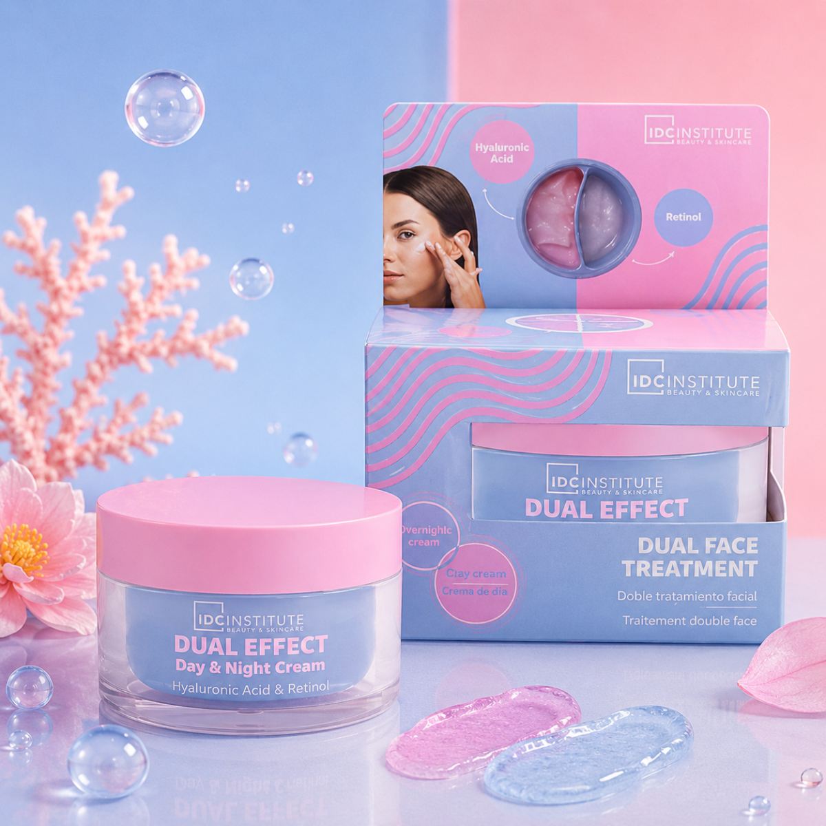IDC INSTITUTE Dual Effect Day & Night Cream – Crema Viso Giorno & Notte 50ml