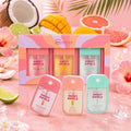 IDC INSTITUTE SWEET SWIRLS TROPICAL | Travel Set 3 Acque profumate per il Corpo - Fresche & Dolci Essenze