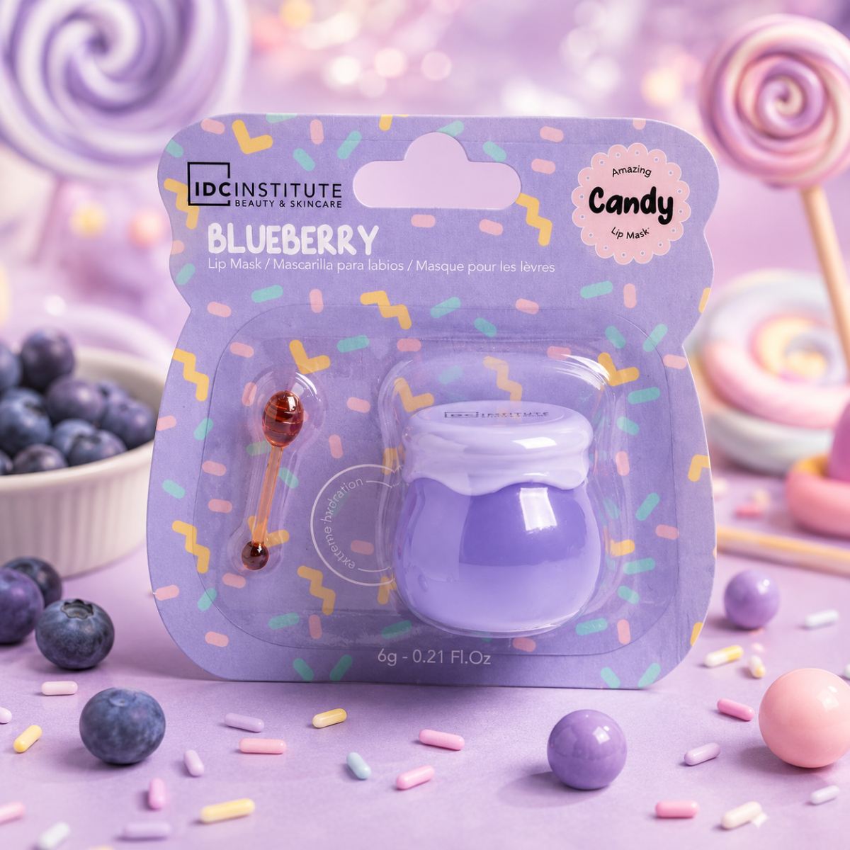 IDC - CANDY MASCHERA LABBRA - Vasetto 6gr a forma di miele