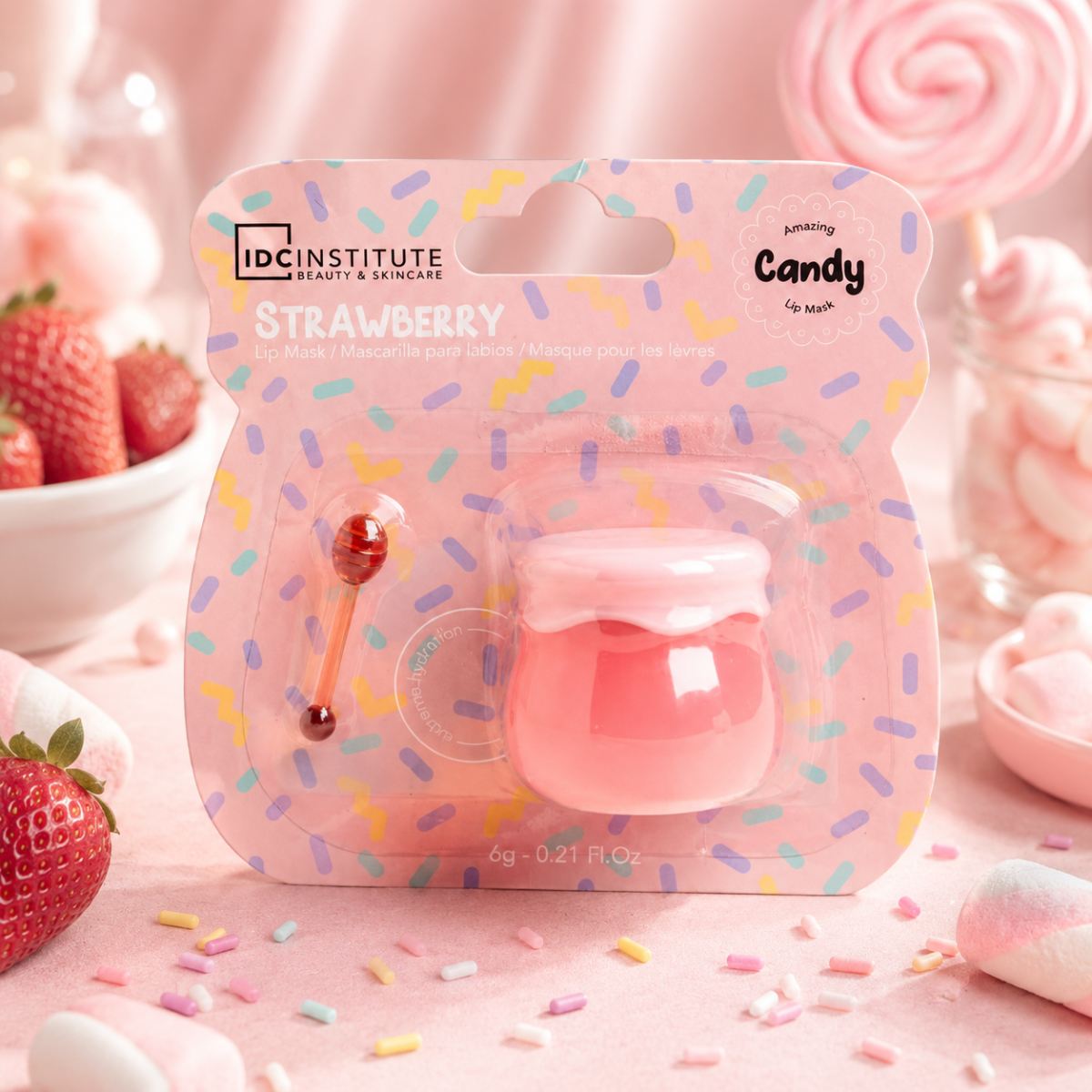 IDC - CANDY MASCHERA LABBRA - Vasetto 6gr a forma di miele
