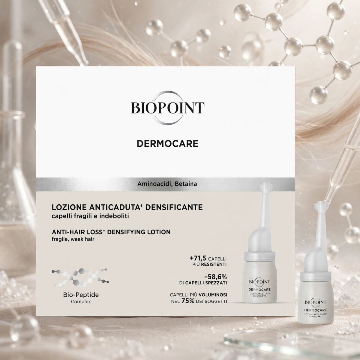 BIOPOINT DERMOCARE LOZIONE ANTICADUTA DENSIFICANTE - 20 Fiale X 6ml