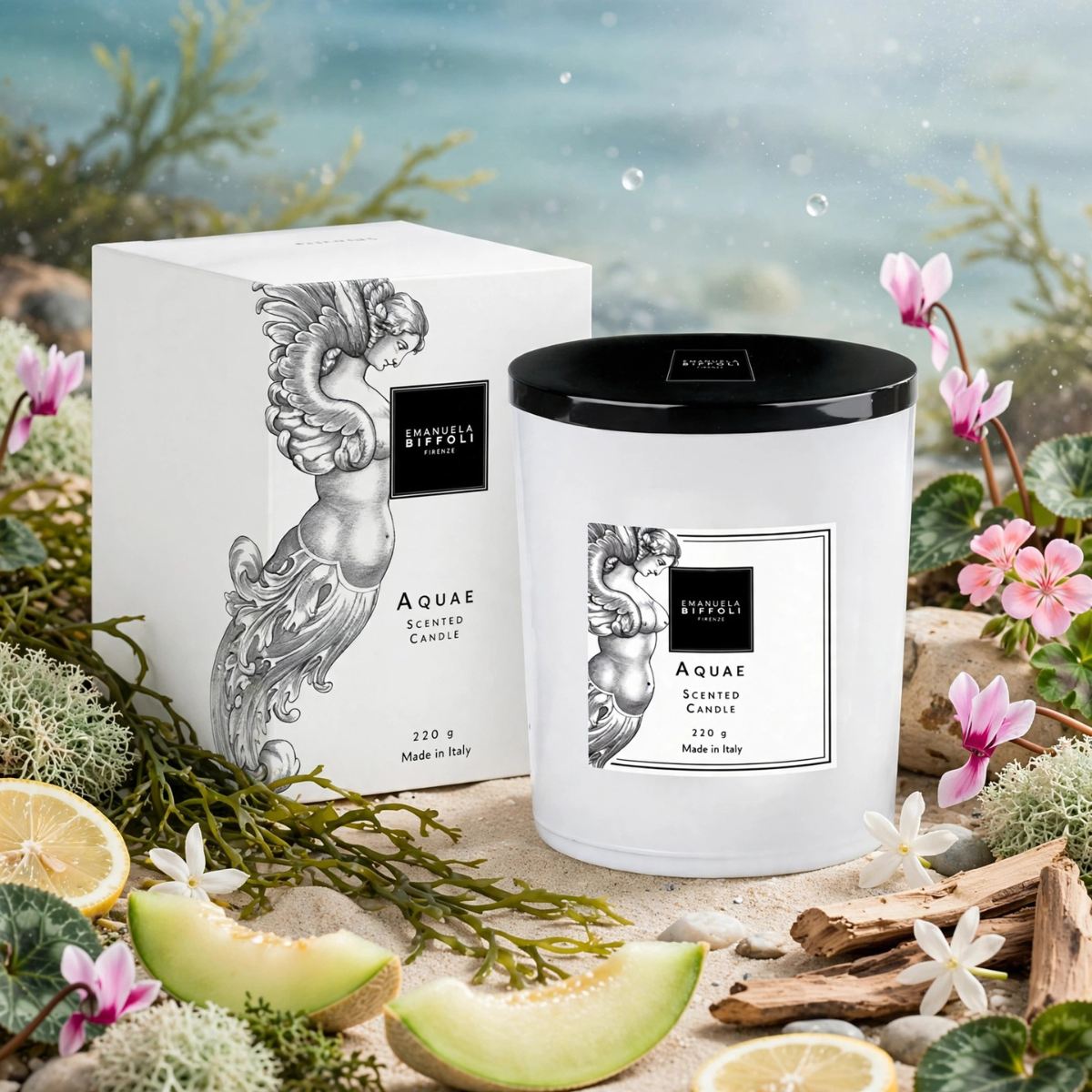 EMANUELA BIFFOLI AQUAE - Candela Profumata 220gr - Liquidò