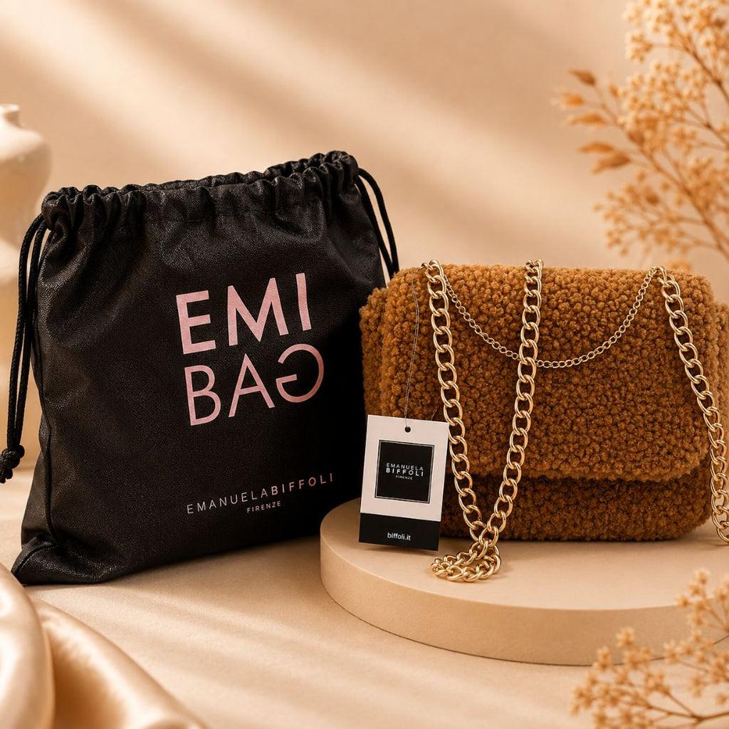 EMANUELA BIFFOLI EMIBAG TEDDY - Marrone - Liquidò