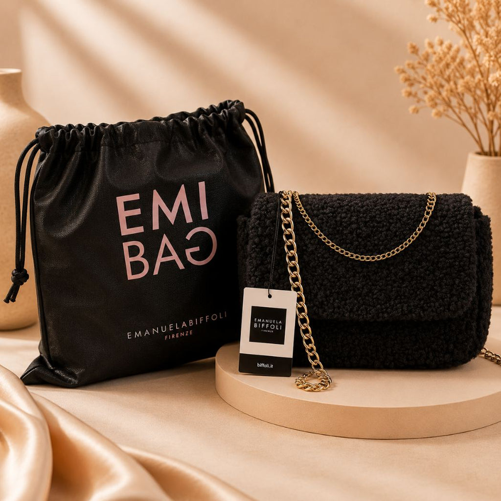 EMANUELA BIFFOLI EMIBAG TEDDY - Nera - Liquidò