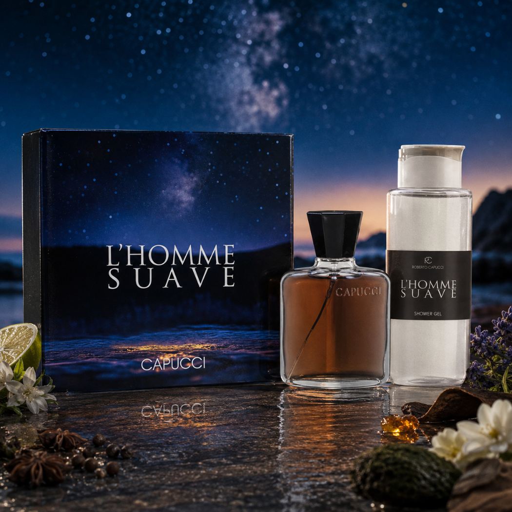 ROBERTO CAPUCCI L'HOMME SUAVE COFANETTO - Eau De Toilette 100ml + Shower Gel 250ml