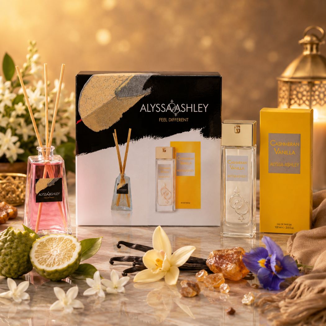 ALYSSA ASHLEY - Cashmeran Vanilla | Set EDP 50ml + Profumatore Ambiente 50ml - Liquidò