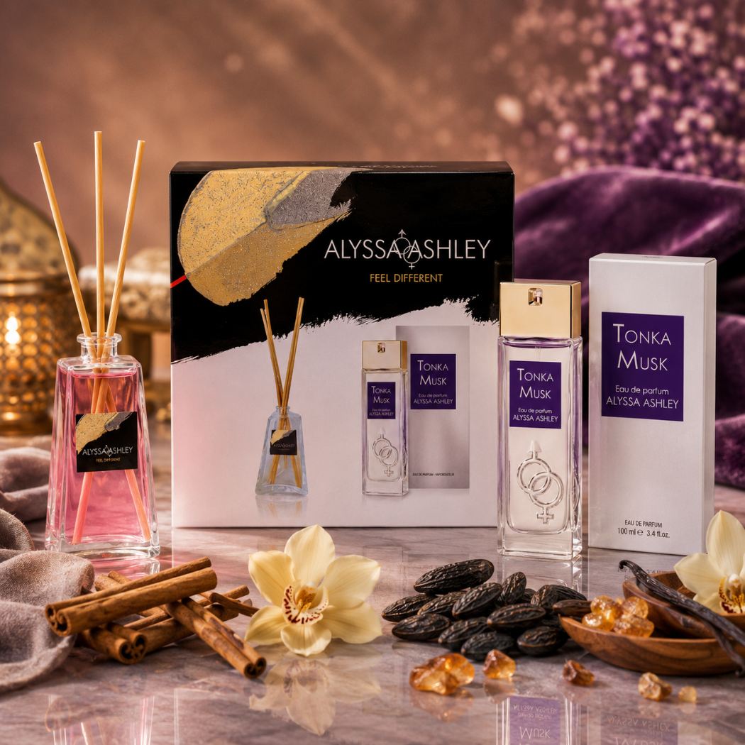 ALYSSA ASHLEY - Tonka Musk | Set EDP 50ml + Profumatore Ambiente 50ml - Liquidò