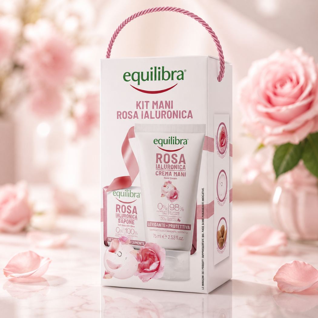 EQUILIBRA KIT MANI -Kit mani ad azione levigante e idratante - Liquidò