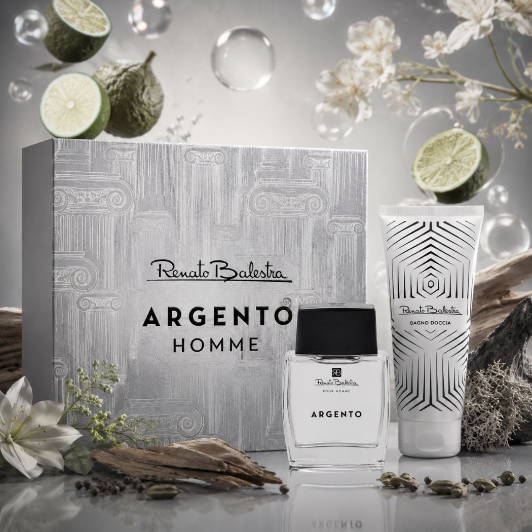 RENATO BALESTRA ARGENTO HOMME CONFEZIONE - Eau De Toilette 100ml + Shower Gel 200ml
