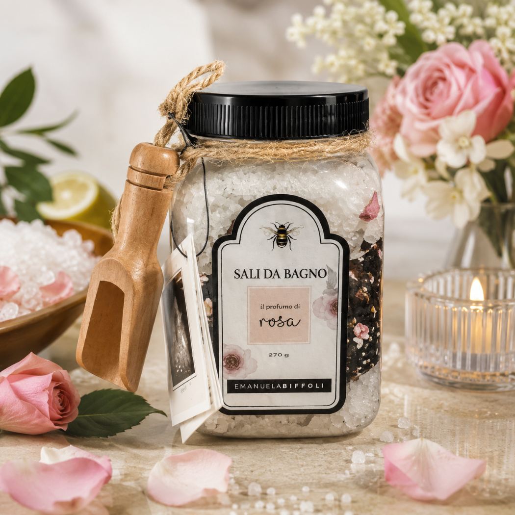 EMANUELA BIFFOLI SALI DA BAGNO PROFUMATI - Rosa 270g