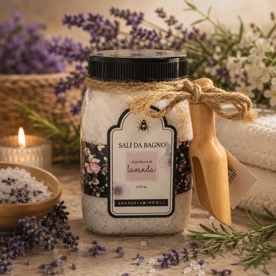 EMANUELA BIFFOLI SALI DA BAGNO PROFUMATI - Lavanda 270g