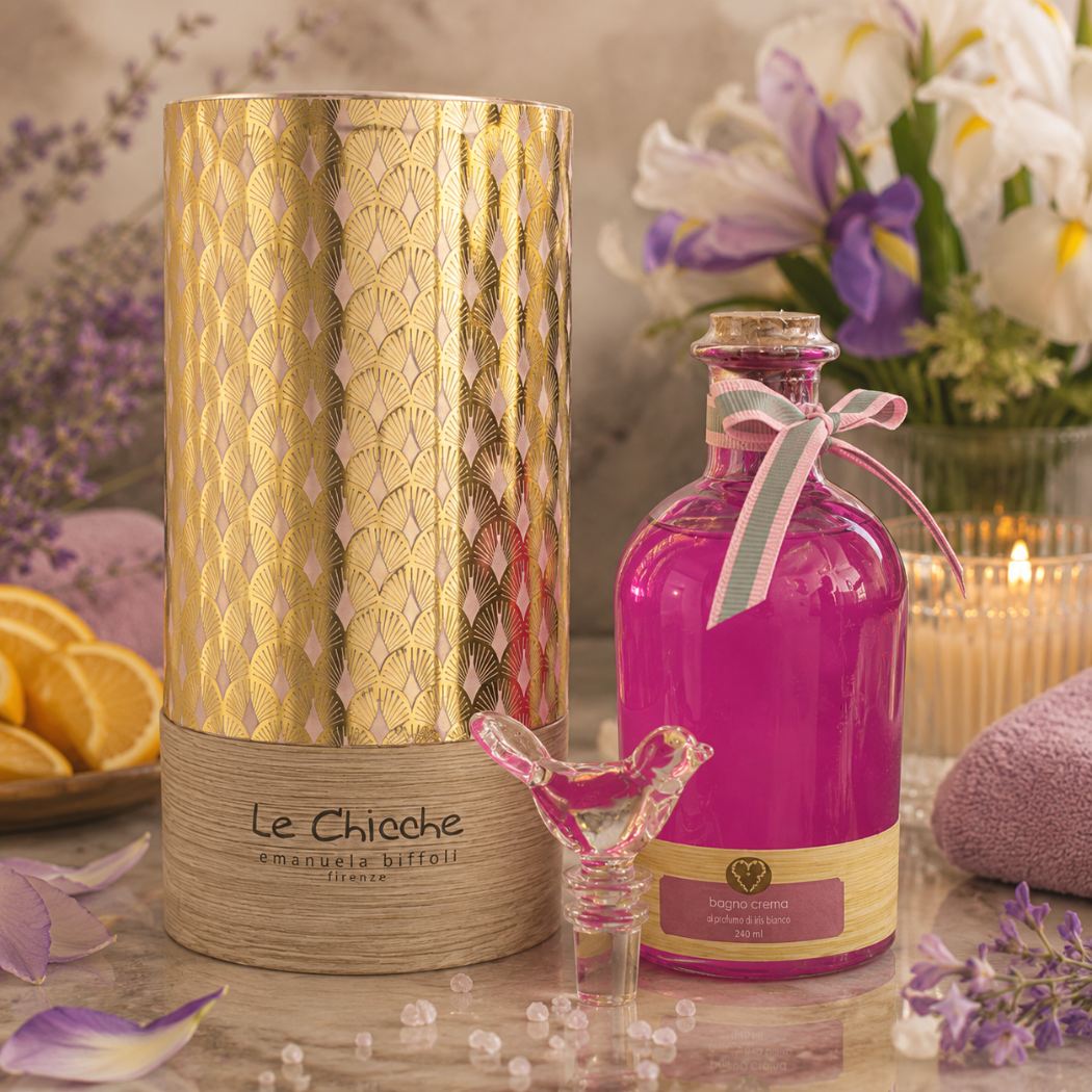 EMANUELA BIFFOLI LE CHICCHE CONFEZIONE - Bagno Crema Iris Bianco 240ml