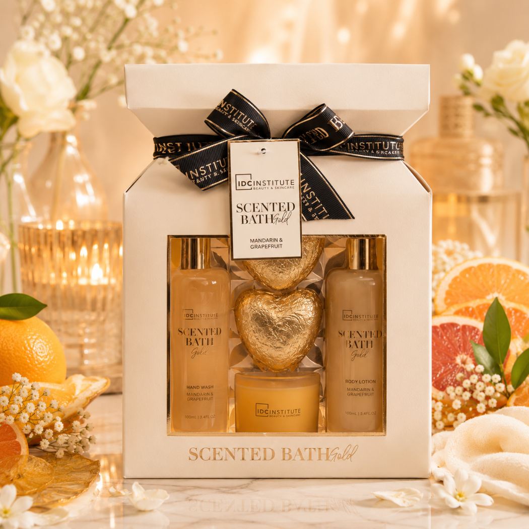 IDC -SCENTED BATH GOLD COFANETTO | Accessori da bagno e relax - mandarino e pompelmo - Liquidò