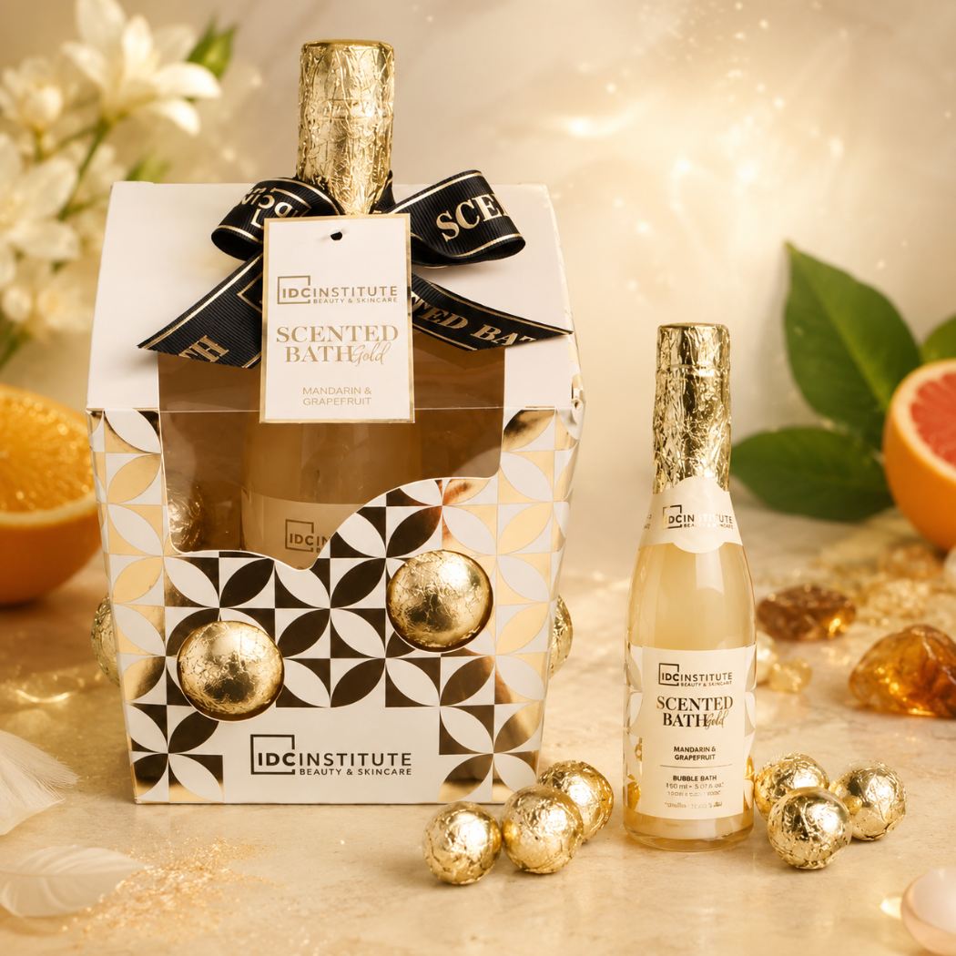 IDC- SCENTED BATH GOLD BOTTIGLIA | Accessori da bagno - mandarino e pompelmo - Liquidò