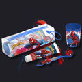KIT IGIENE DENTALE - Spiderman | Kit Spazzolino + Dentifricio + Bicchiere + Pochette