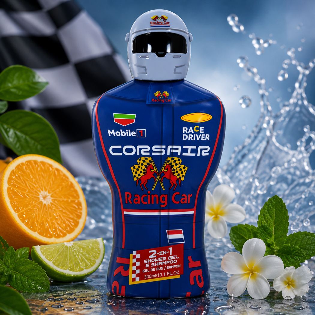 CORSAIR RACING CAR DRIVER BLU 2-in-1 Gel Doccia & Shampoo 300ml