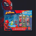 SPIDERMAN BATH LAB -  3 Provette richiudibili di gel detergente colorato + 1 Paio di occhiali da laboratorio + 1 Bicchiere graduato in plastica per creare divertenti miscele