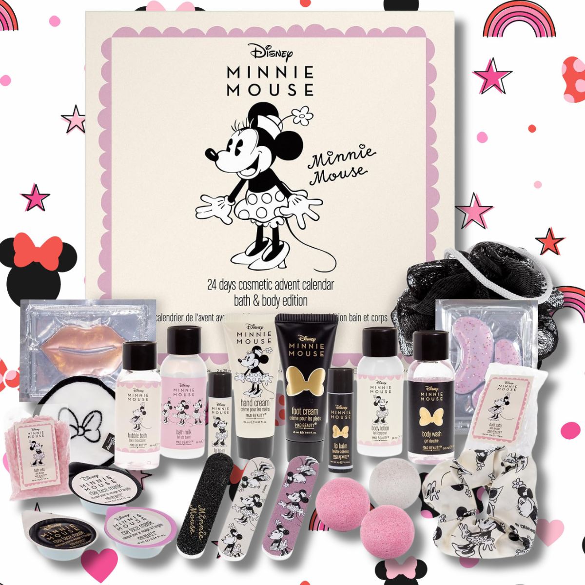 MAD BEAUTY | MINNIE MOUSE - Calendario Dell'Avvento 24 Caselle