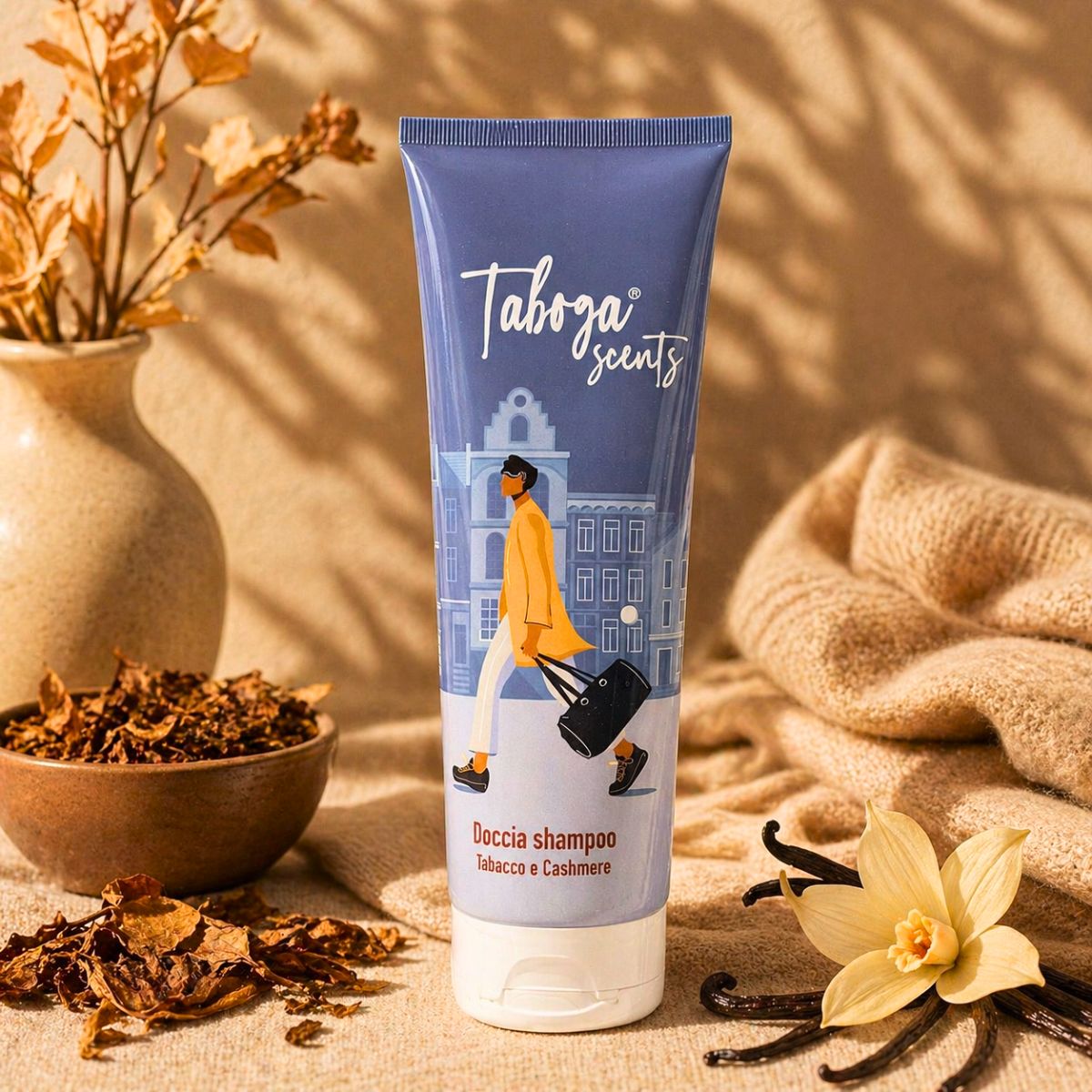 TABOGA SCENTS DOCCIA SHAMPOO – Tabacco e Cashmere 250ml