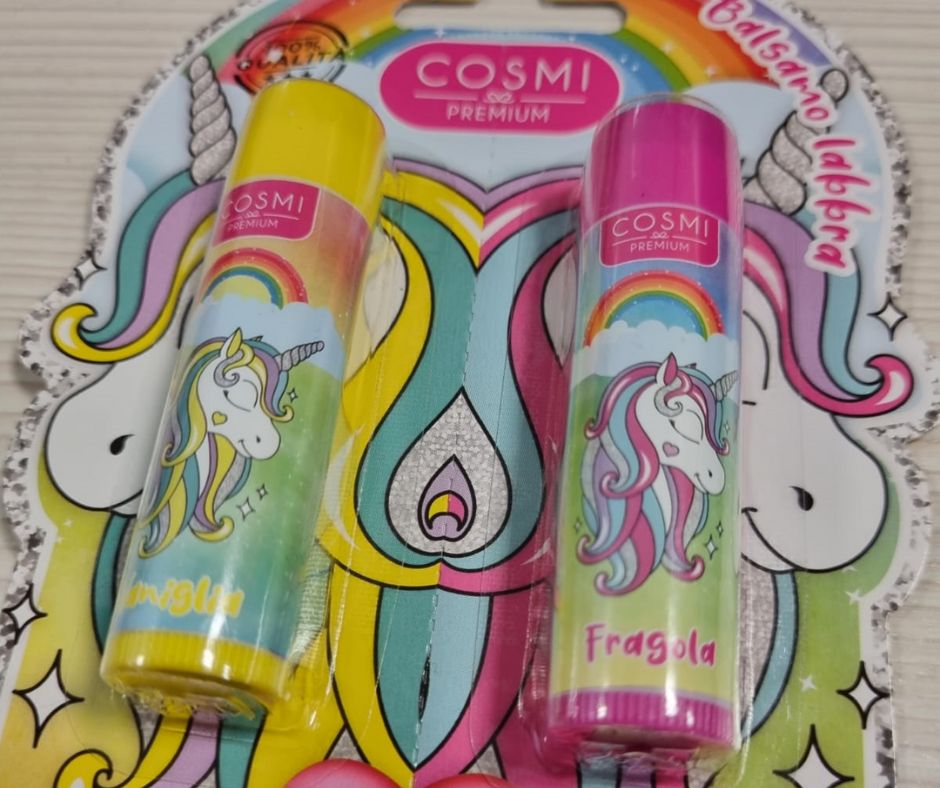 BALSAMO LABBRA | per me e per te unicorno - gusto fragola e vaniglia