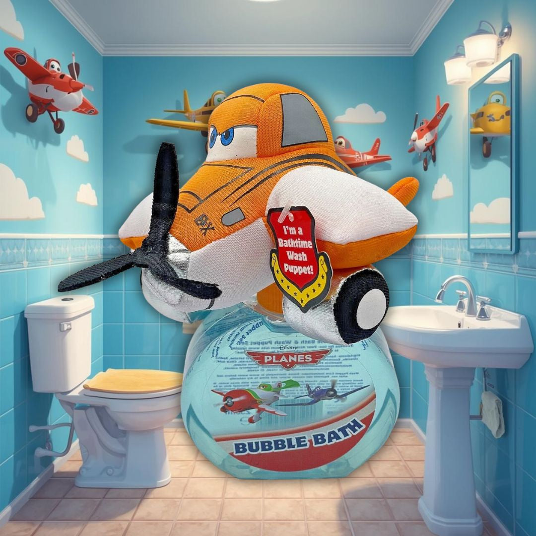 DISNEY PLANES - Bagnoschiuma con Aeroplanino Peluche 250ml
