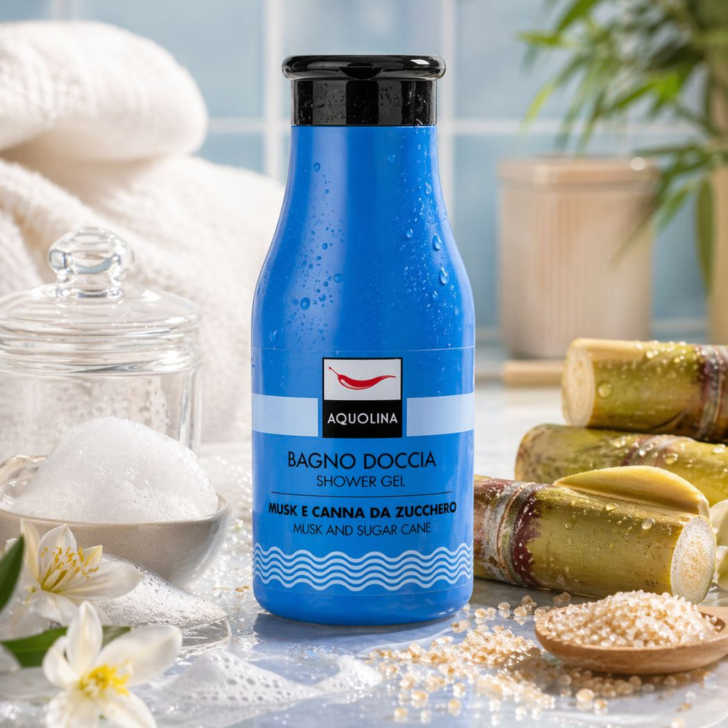 AQUOLINA MUSK E CANNA DA ZUCCHERO - Bagno doccia 250ml - Liquidò