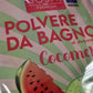 POLVERE DA BAGNO |  effetto superschiuma-delicato profumo al COCOMERO