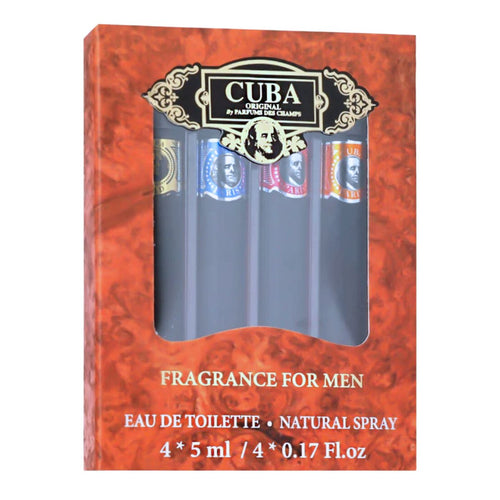 CUBA CLASSIC SET 4x5ml - Eau de Toilette Uomo (Gold, Red, Blue, Orange)