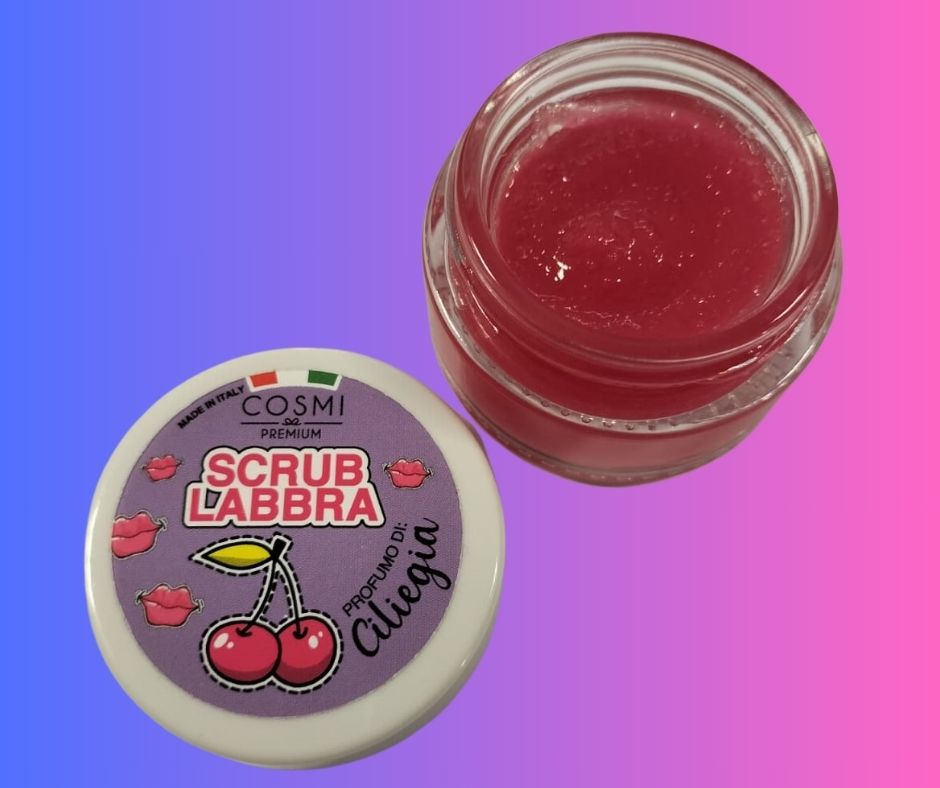 SCRUB LABBRA | esfoliante labbra al profumo di CILIEGIA
