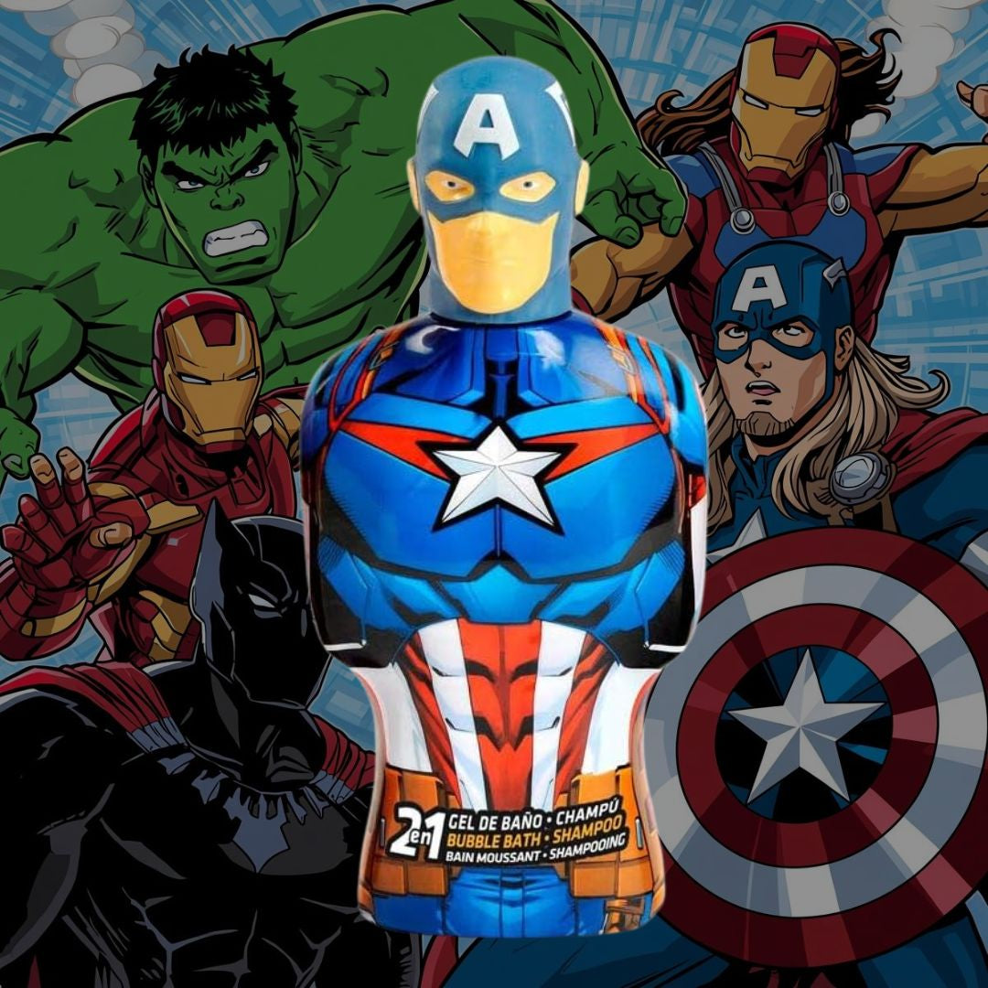 AVENGERS CAPTAIN AMERICA 3D - 2in1 Bagnoschiuma & Shampoo 350ml
