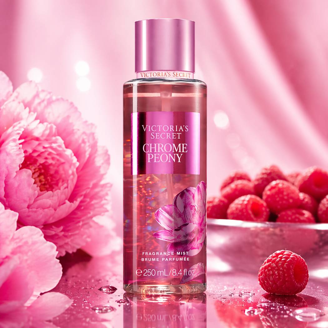 VICTORIA SECRET'S CHROME PEONY Fragrance Mist - Profumo Corpo 250ml