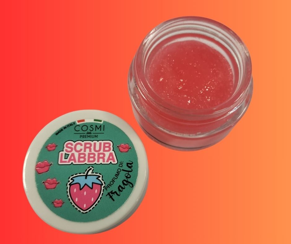 SCRUB LABBRA | esfoliante labbra al profumo di FRAGOLA