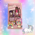 FACE COMPLEX UNICORNO BALLOON - Confezione regalo da bambini con 2 smalti e 2 lip gloss e una custodia
