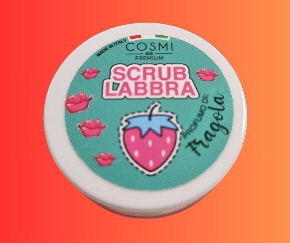 SCRUB LABBRA | esfoliante labbra al profumo di FRAGOLA