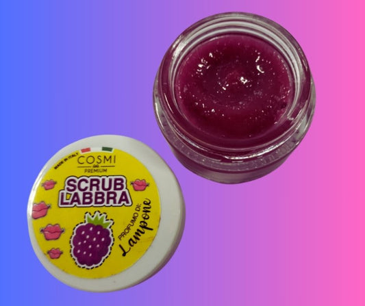 SCRUB LABBRA | esfoliante labbra al profumo di Lampone