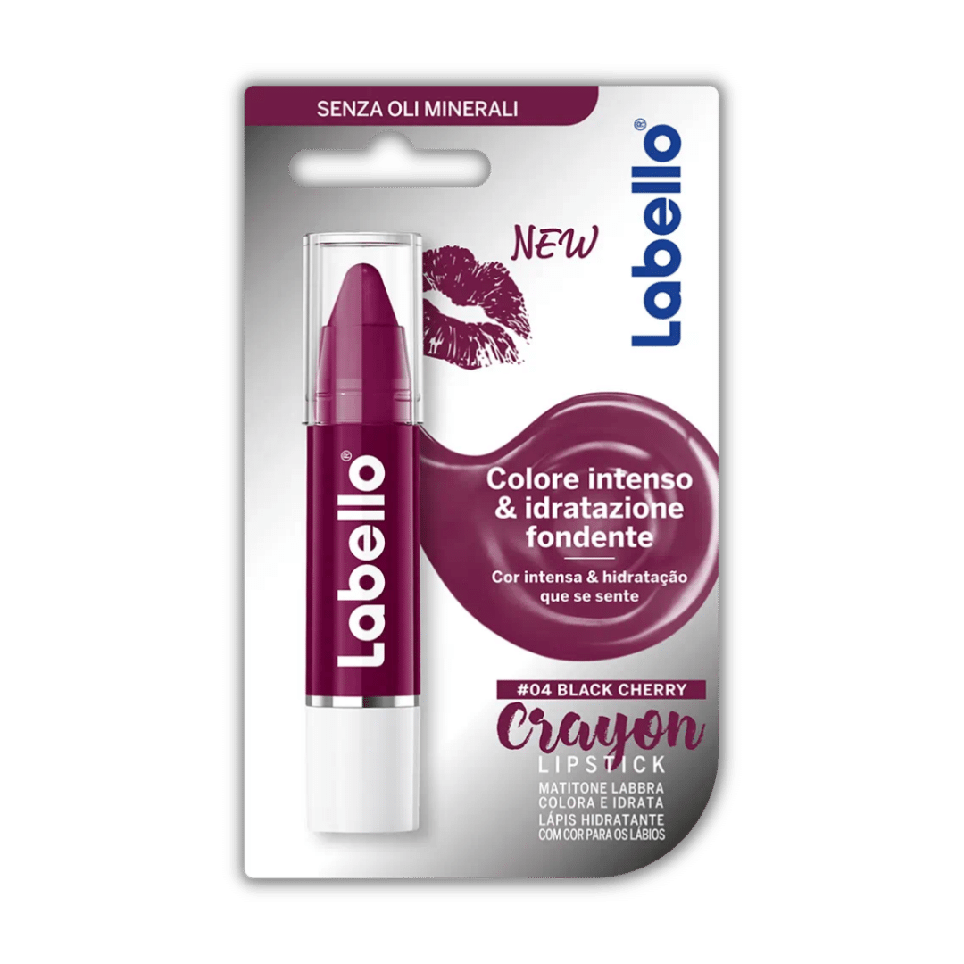 CRAYON LIPSTICK BLACK CHERRY- Matitone labbra idratante color bordeaux
