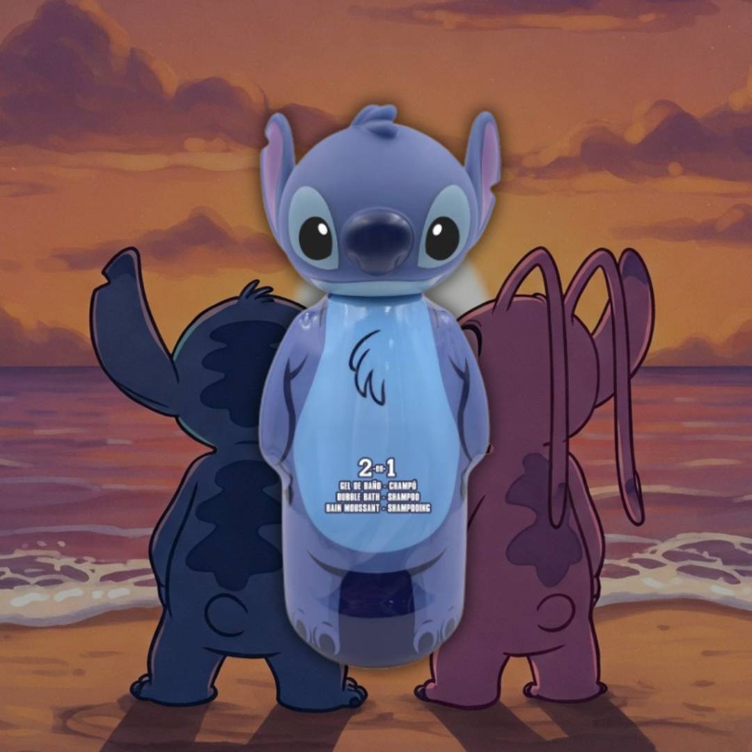 DISNEY STITCH - 2in1 Shampoo & BagnoSchiuma con Ventosa 300ml