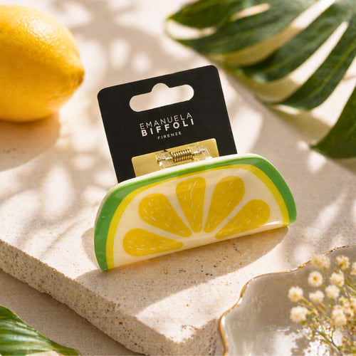 EMANUELA BIFFOLI FIRENZE CLIP MAXI - Effetto Frutta Limone